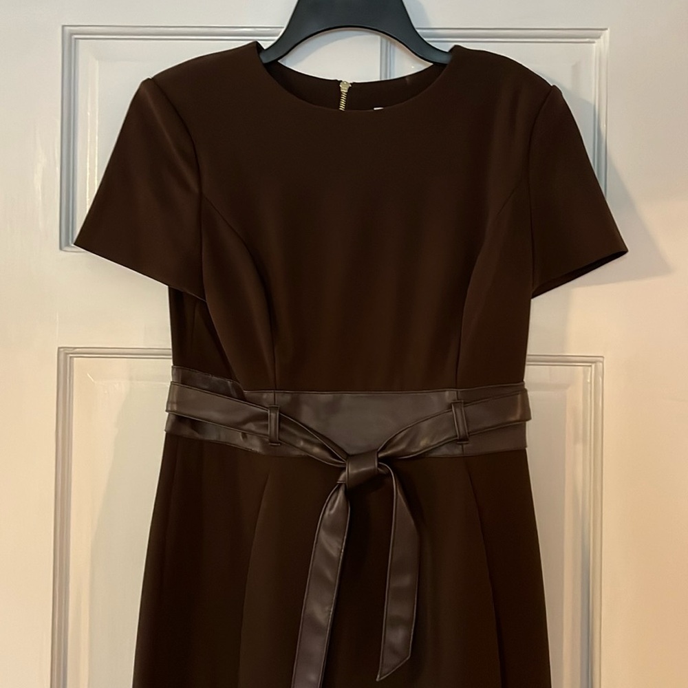 Brown Size 4 Calvin Klein dress